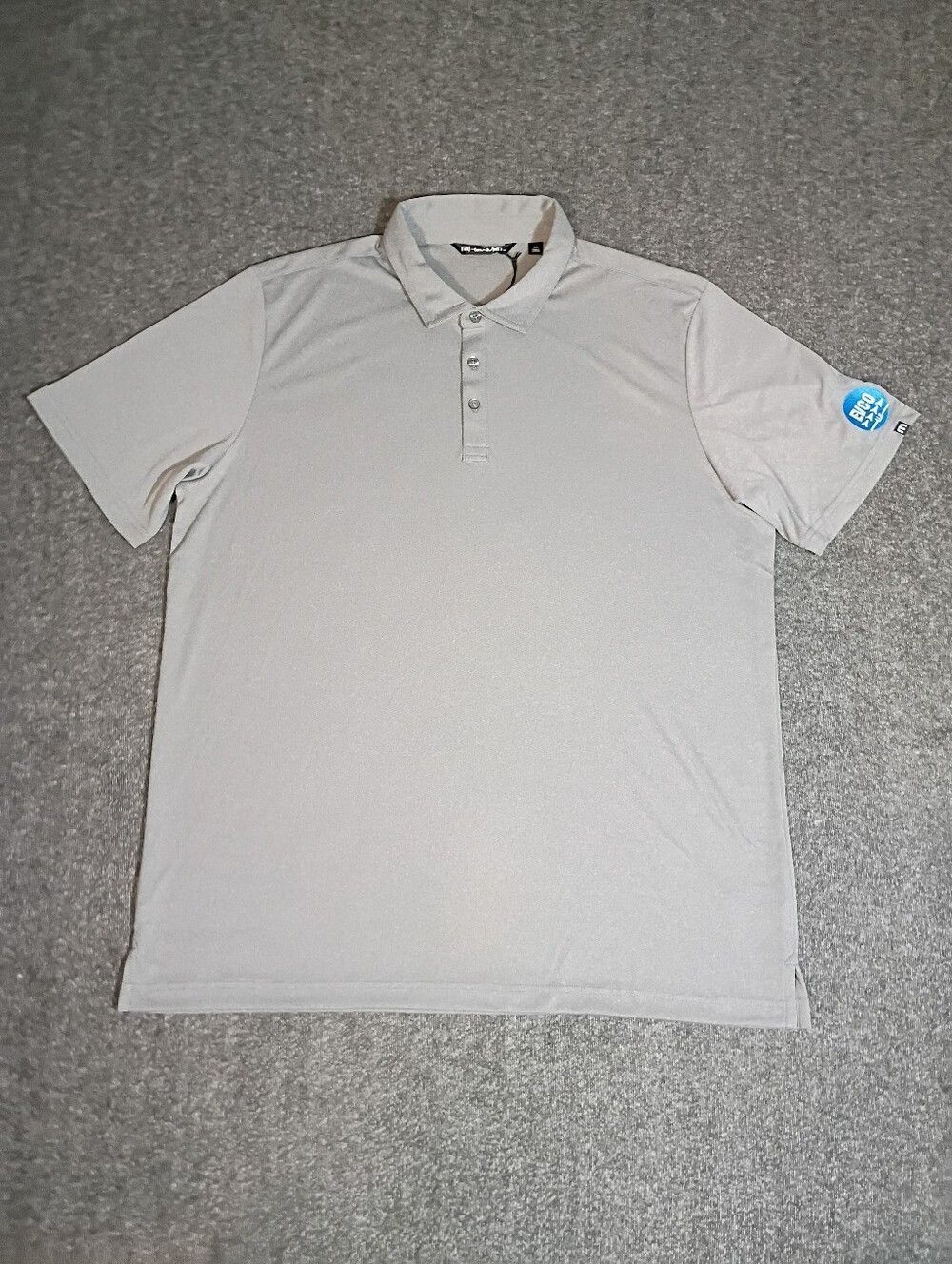 Travis Mathew Coto Performance Polo Golf Polo Shirt 2XL Gray Heather EVCO LLC.
